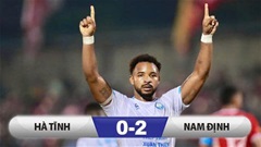 Kết quả Hà Tĩnh 0-2 Nam Định: Xuân Son lại toả sáng